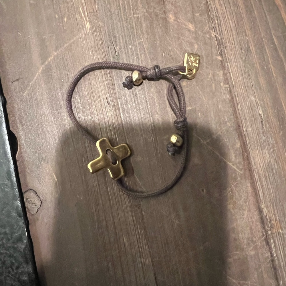Uno de 50 bracelet with cross